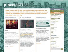Tablet Screenshot of placematters.net
